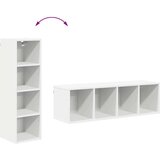 vidaXL Viseča omarica Riga Bela 30 x 29,5 x 100 cm Konstruiran les | Shoptok.si