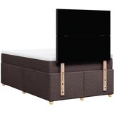  Krevet box spring s madracem tamnosmeđi 120 x 190 cm od tkanine | shoptok.hr