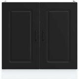 vidaXL Donji ormarić za sudoper Kalmar crni 80x46x81 5 cm drveni Cijene