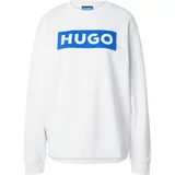 Hugo Blue Sweater majica 'Classic' plava / bijela