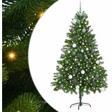  Božićno drvce s 300 LED svjetlima s stalakom Zelena 180 cm PE | Eponuda.ba