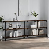 vidaXL Konzolni stol boja hrasta 200x29x75 cm od konstruiranog drva Cijene
