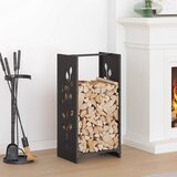 vidaXL Stalak za drva crni 40x30x80 cm hladno valjani čelik Cijene