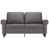  Dvosjed od tkanine siva 120 cm od umjetne kože | Eponuda.com