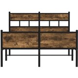 vidaXL Okvir kreveta bez madraca boja hrasta 120 x 190 cm drveni | shoptok.hr