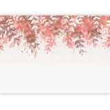  Foto tapeta - Under vegetation - hanging vines of pink leaves on a neutral background 300x210 | shoptok.hr