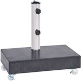  Postolje za suncobran crno 45 x 25 x 8 cm granitno | shoptok.hr
