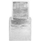  Stolići za kavu 2 kom srebrni aluminijski | shoptok.hr
