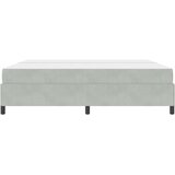  Krevetna konstrukcija Svijetlo siva 200 x 200 cm tkanina | shoptok.hr
