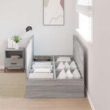  Posteljni okvir Siva sonoma Kompozitni les Enojna, (22052278) | Shoptok.si