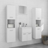 Furnova Komplet kopalniškega pohištva bele barve iverna plošča, (21945908) | Shoptok.si