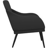  Fotelja crna 63 x 76 x 80 cm od umjetne kože | shoptok.hr