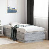 Maison Chic Posteljni okvir - Enojna postelja - Postelja za odrasle siva sonoma 90x200 cm inženirski les-J9109, (21759139) | Shoptok.si