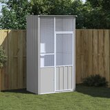 vidaXL Kavez za ptice sivi 115 x 78 x 200 cm od pocinčanog čelika Cijene
