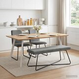  Klupa Tamnosiva 110 x 40 x 45 cm Baršun - Tamnosiva 110 cm Cijene