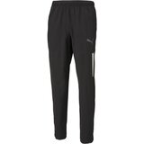 Puma Športne hlače 'TeamLiga' črna / srebrna | Shoptok.si