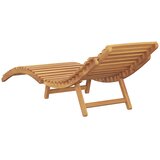  Ležaljka Smeđa 198 x 55 x 58,5 cm Čvrsto teak drvo | shoptok.hr