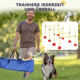  4-dijelni set za agility pse s 4 prepone i torbom za nošenje za trening preskakanja žuti | shoptok.hr