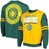 Mitchell And Ness Green Bay Packers All Over Crew 2.0 pulover