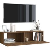  Zidni TV ormarić smeđi hrast 120x30x30 cm konstruirano drvo | shoptok.hr