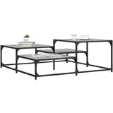 vidaXL Stolić za kavu boja hrasta 107x107x40 cm konstruirano drvo | shoptok.hr