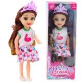 Mini lutka za igru princeza sa krunom 14cm - boju biramo nasumično | Shoptok.si