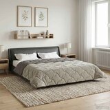  Ljetni pokrivač Šonerisan Svjetlosiva 220 x 260 cm | shoptok.hr