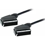 scart kabel (1.5m, scart muški na muški, crni)