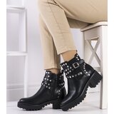 D/CEO Black patent leather insulated boots Campi | shoptok.hr