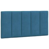  Krevet s madracem plavi 100 x 200 cm baršunasti | shoptok.hr
