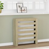 vidaXL Pokrov za radiator sonoma hrast 78x20x82 cm inženirski les cene