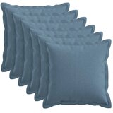  Presvlaka za jastuk 6 kom. HOUTEN Traper plava 30 x 30 cm - Trapere plave boje 30 x 30 cm 6 | shoptok.hr