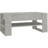 Maison Chic Klubska mizica - kavna mizica - Nizka mizica betonsko siva 102x55x45 cm konstruiran les, (21753615) Cene