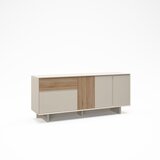 Marckeric Bež/naravna komoda v hrastovem dekorju 180x76x45 cm Carpi – | Shoptok.si