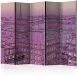 Artgeist PARAVAN 225/172/3 cm črna, vijolična | Shoptok.si