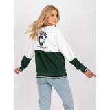 FANCY Sweatshirt-FA-BL-7621.65P-white-green | Shoptok.si