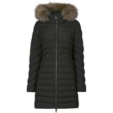 Superdry Puhovke FUJI HOODED MID FAUSSE FOURRURE Črna | Shoptok.si