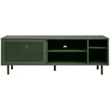 Unique Furniture Temno zelena kovinska TV omarica 160x55 cm Veep – | Shoptok.si