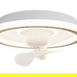 SULION Bela LED stropna svetilka z daljinskim upravljalnikom/z ventilatorjem Alan Move – | Shoptok.si