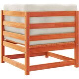  8-dijelni set vrtnih sofa s jastucima voštano smeđi od borovine | shoptok.hr