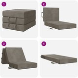 SOFA na razvlačenje 90 x 63 x 45 cm Svjetlosiva | Shoptok.si