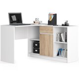 AKORD CLP B-17 SET KOMODA + PISALNA MIZA BELO / SONOMA, (21713440) | Shoptok.si