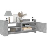 TV ormarić boja betona 100 x 35 x 40 cm od konstruiranog drva | shoptok.hr
