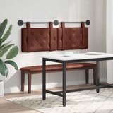  Držeće uzglavlje Zidne Sjajno smeđa 150 x 55 x 5 cm Antikni PU - Sjajna smeđa 140 cm bez LED | shoptok.hr