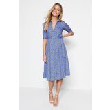 Trendyol Ženska obleka MultiColored BeltEd Shirt Dress | Shoptok.si