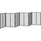  Pasja vrata 6 pcs Črna 60 x 80 cm Cinkana jeklena, (5000232780) | Shoptok.si
