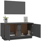 TV omarica siva 80x35x40,5 cm trdna borovina, (20731699) | Shoptok.si