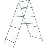 vidaXL Vrtna rešetka za biljke penjačice A-oblika 99x90x175 5 cm čelik | shoptok.hr