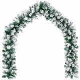  Set mini božićnih drvaca 120 cm PVC Zelena i bijela | shoptok.hr