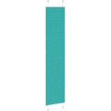  Plisirana zavjesa petrolej zelena 40x200 cm Širina tkanine 39,4 cm Poliester | shoptok.hr